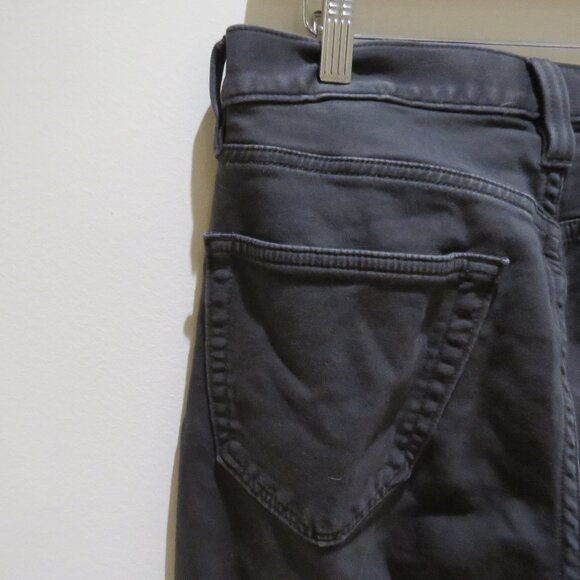 BANANA REPUBLIC Slim Traveler Pant in Dark Gray Minimalist Travel Stretch Cotton - Picture 10 of 13